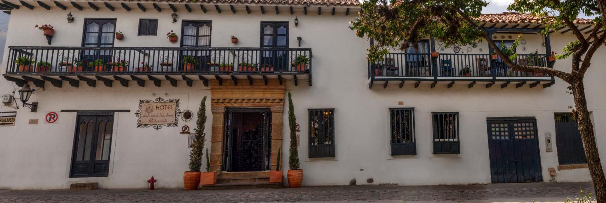 Hotel La Posada De San Antonio Villa de Leyva Luaran gambar